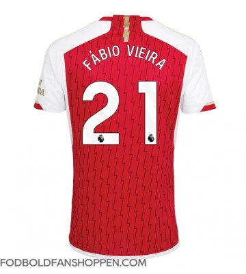 Arsenal Fabio Vieira #21 Hjemmebanetrøje 2023-24 Kortærmet